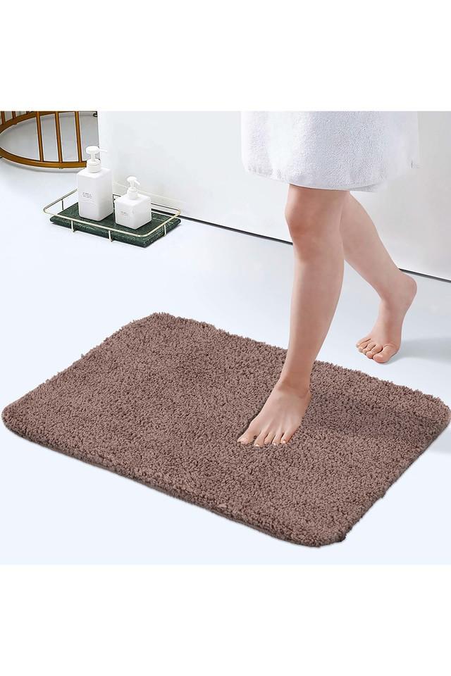 Chocolate deals bath mat