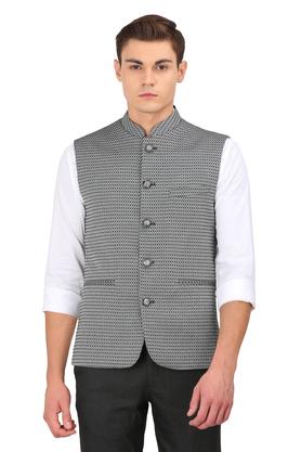 RAYMOND - Grey Nehru Jackets - 2