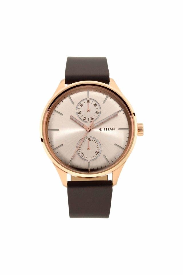 Titan rose 2025 gold watch mens