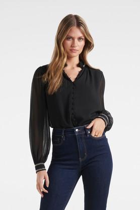 Free People, Tops, Free People Black Kaya Bodysuit S