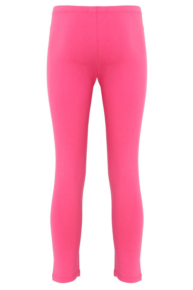 Hot Pink Solid Leggings - The Burlap Buffalo