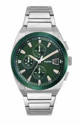 Green fossil 2024 watch men's