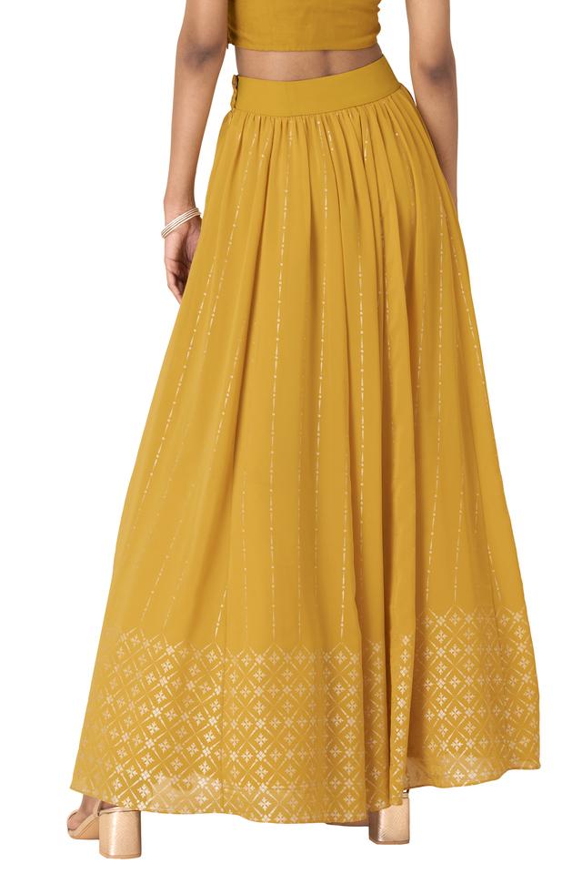 Full yellow outlet skirt