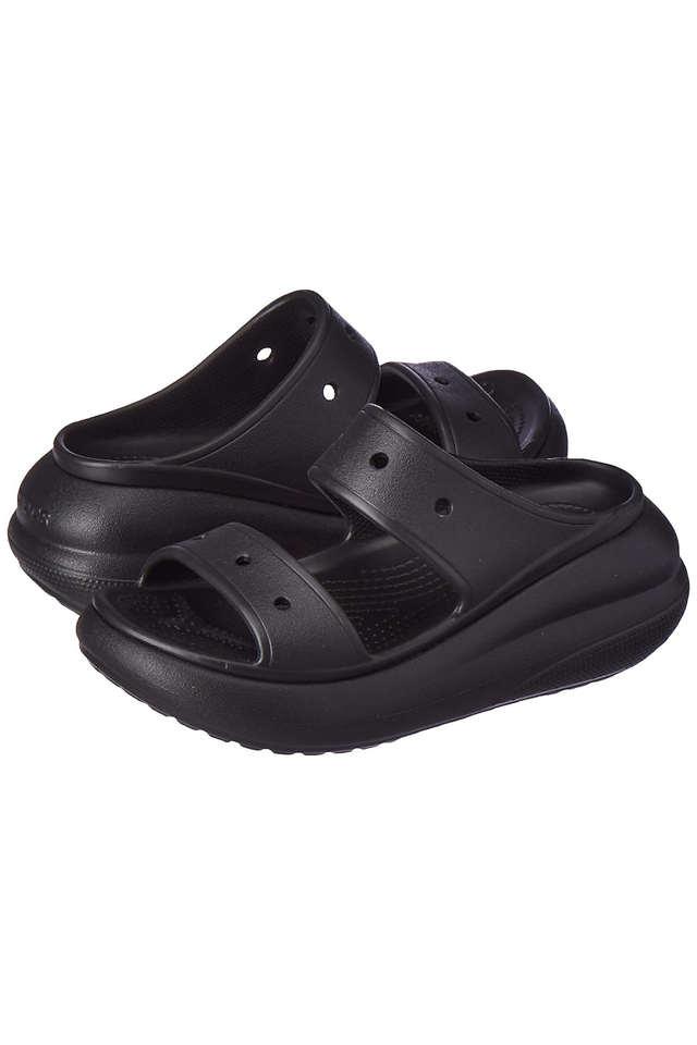 Crocs with leather outlet tops