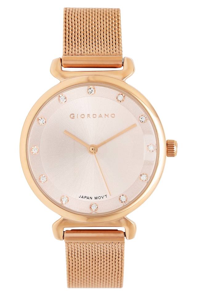 Rose gold watches clearance giordano