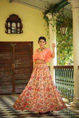 Poncho style lehenga discount choli