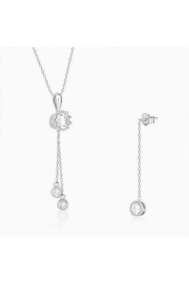 Silver deals jewlery set