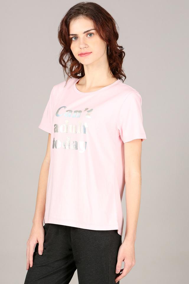 Buy INSENSE Printed Cotton Regular Fit Women s Night Wear T Shirt