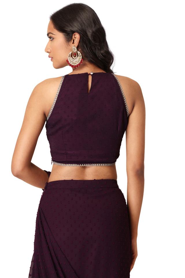 embellished high neck top