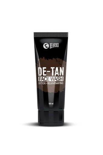 de tan face wash for men