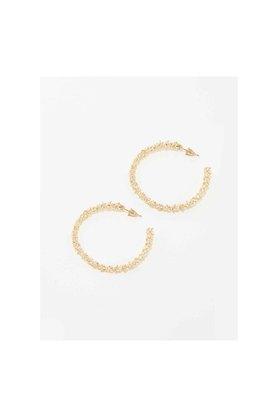 Magadha Champagne Gold Chand Bali Earrings  CASA ROZEN