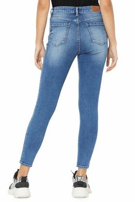 Lycra Cotton Blue Ladies Track Capris, Size: Medium at Rs 190