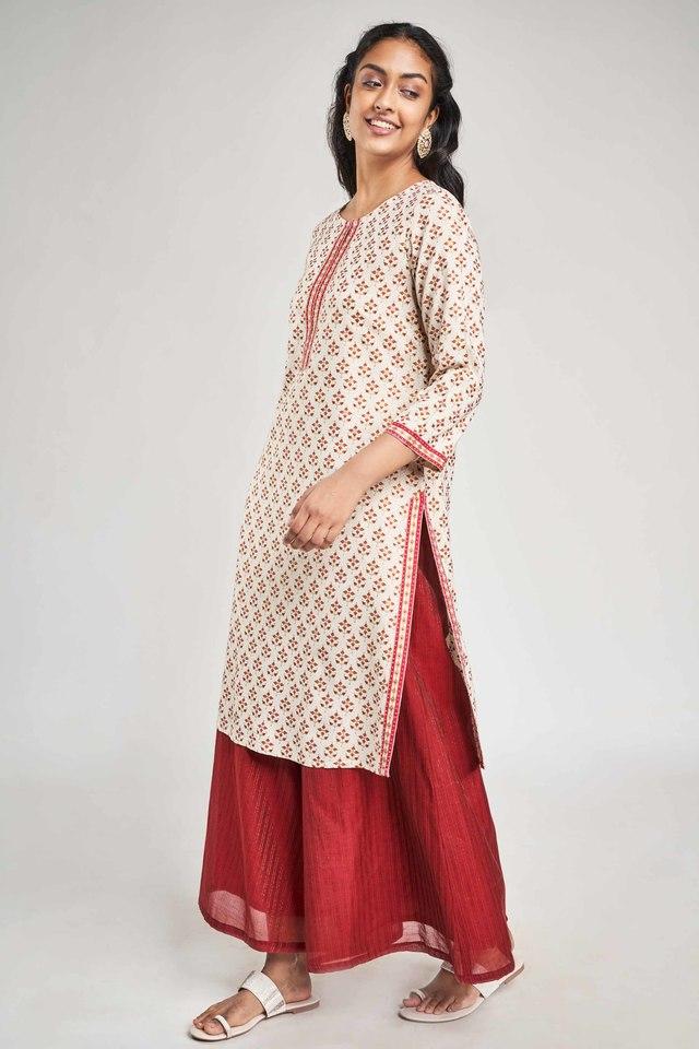 Global desi store white kurti