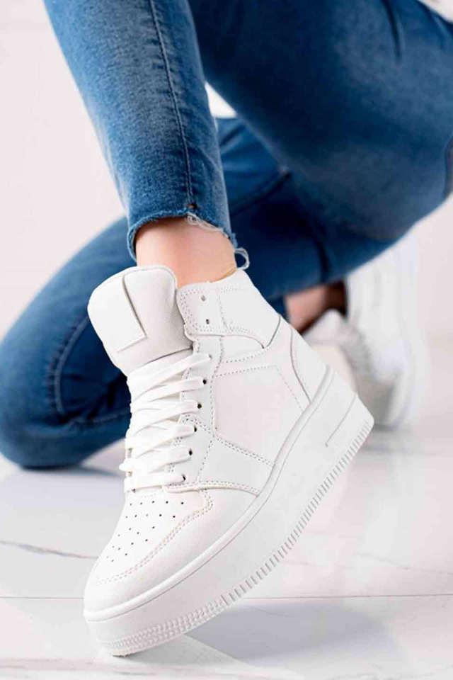 Lace up hot sale white shoes