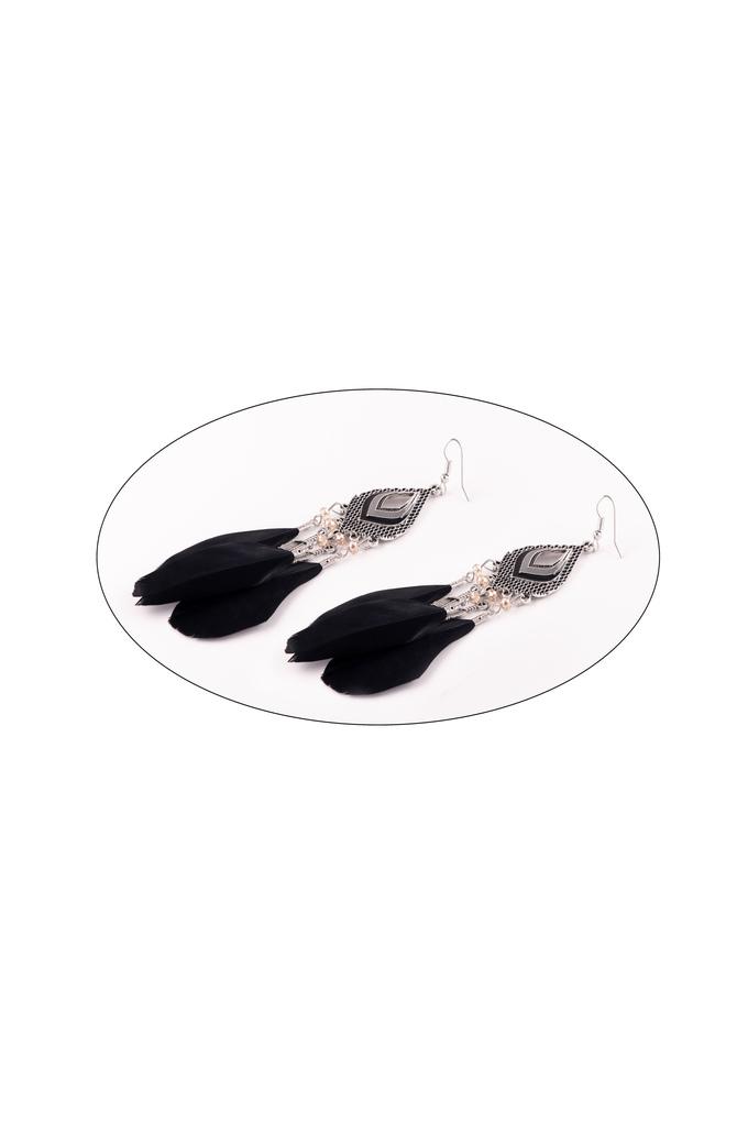 Tory burch feather hot sale drop earrings