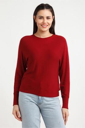 Round neck hot sale sweater women's