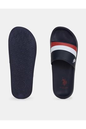 Buy U.S. POLO ASSN. Polyurethane Regular Mens Slides Shoppers Stop