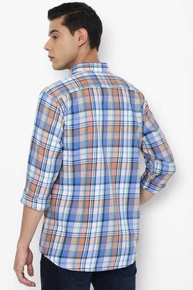 Buy ALLEN SOLLY Multi Checks Cotton Regular Fit Men's Casual Shirt