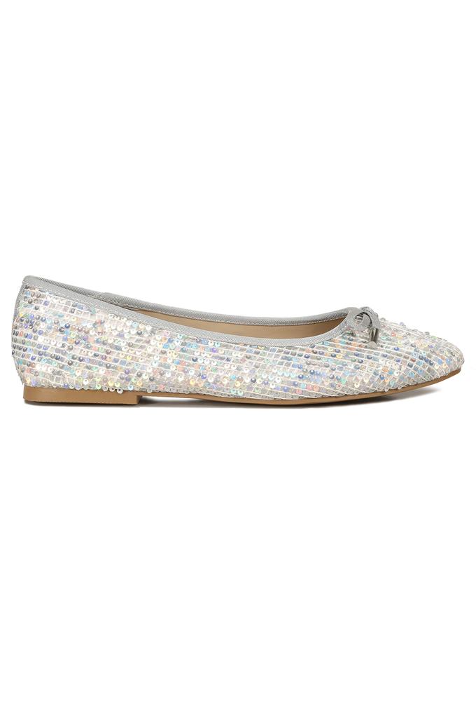 Buy LONDON RAG Sequin Embellished Ballet Flats Shoppers Stop