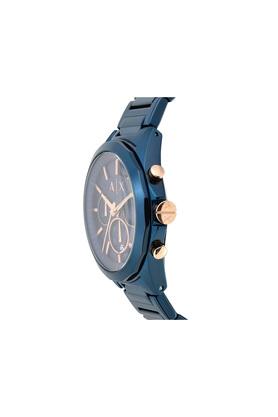 Armani exchange men's drexler blue chronograph stainless steel clearance watch