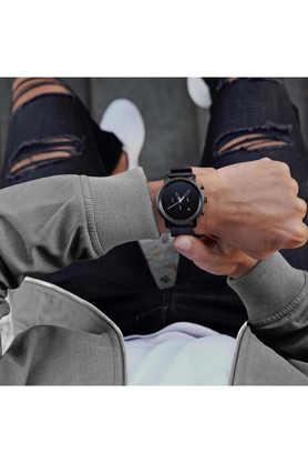 Mvmt chrono black online leather