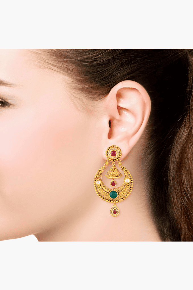 Malabar hot sale earrings designs