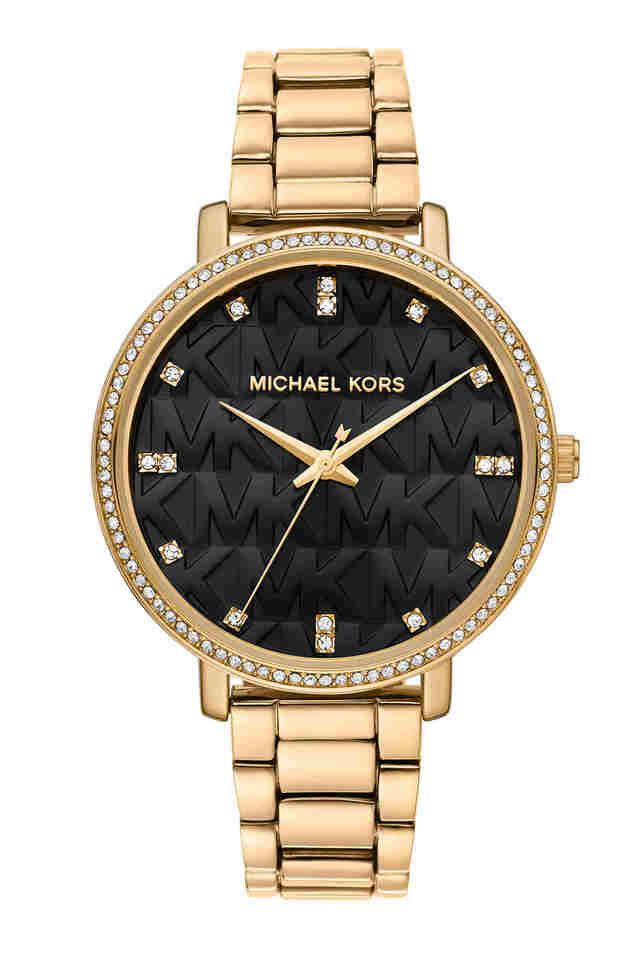 Buy MICHAEL KORS Womens 39 mm Pyper Black Dial Stainless Steel Analog Watch MK4593I Shoppers Stop