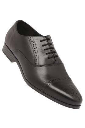 Buy RUOSH Mens Leather Lace Up Brogues Shoppers Stop