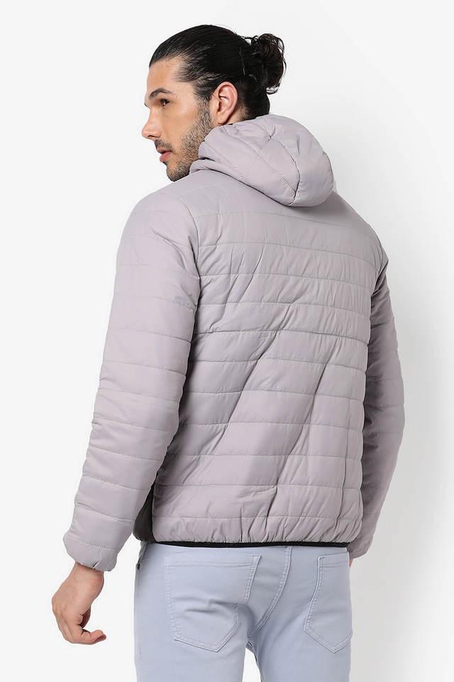 Buy GIORGIO ARMANI Denim Capsule Cotton Regular Fit Blouson Jacket | Grey  Color Men | AJIO LUXE