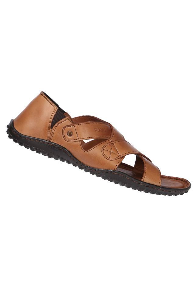 Mens Leather Slipon Sandals