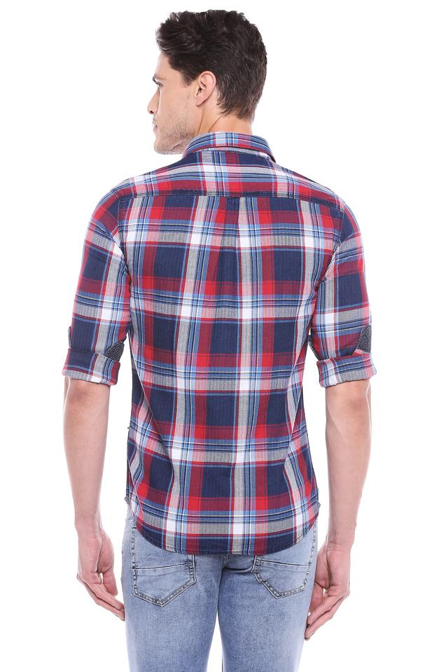 NUMERO UNO -  Red Casual Shirts - Main