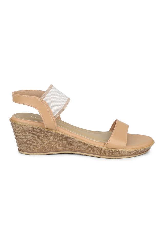 Buy INC 5 Peach Synthetic Slip-on Women's Casual Wear Sandals | Shoppers  Stop