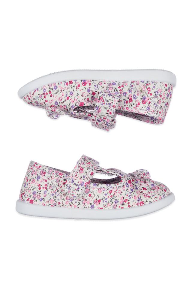 Girls Floral Canvas Shoes