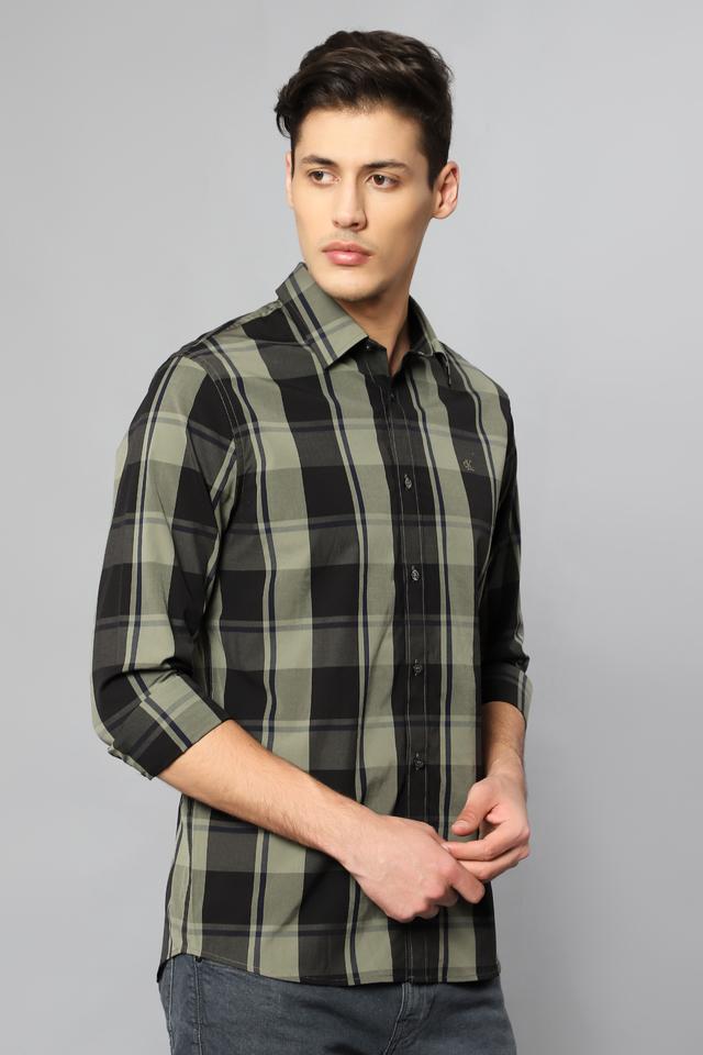 Jeans with best sale check shirt