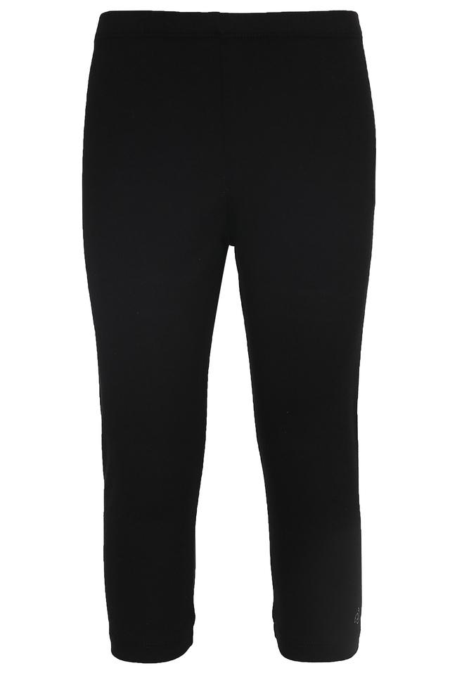 Buy JOCKEY Black Girls Solid Capris