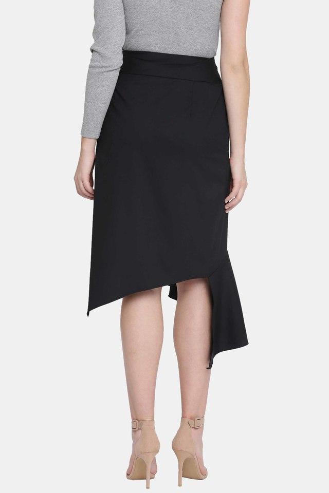 ASYMMETRICAL BLOCK DETAIL MINI SKIRT - East Hills Casuals