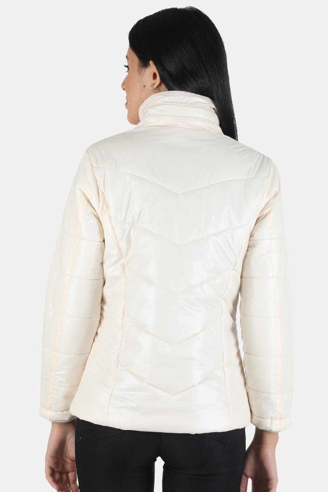 Buy Monte Carlo White Solid Hood Jacket online