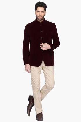 THEME - Maroon Nehru Jackets - 3