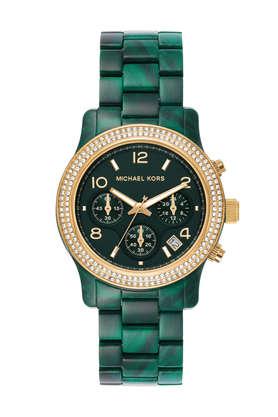 Michael kors store green dial watch