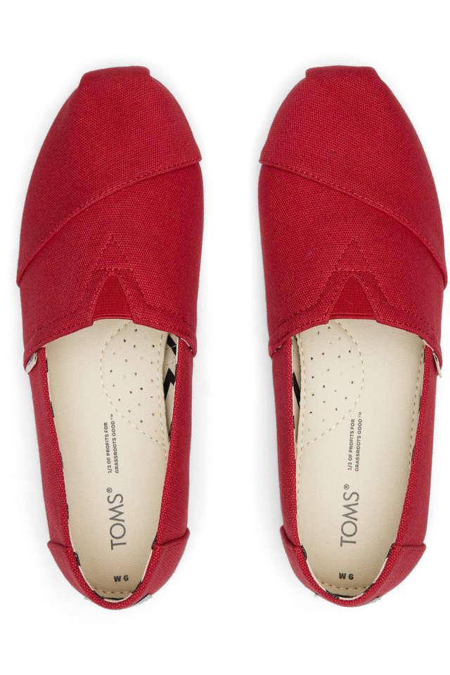 Red on sale womens toms