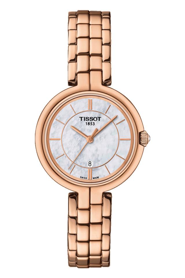 Buy TISSOT Womens Mother of Pearl Dial Stainless Steel Analogue