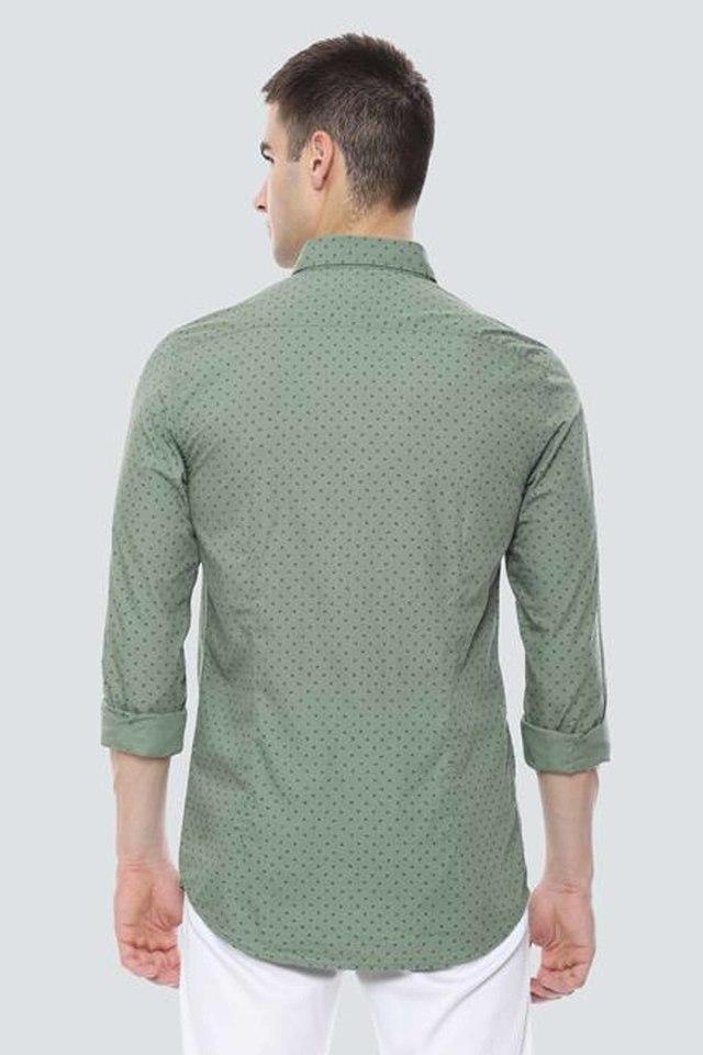 LOUIS PHILIPPE SPORTS -  Green Mix Casual Shirts - Main