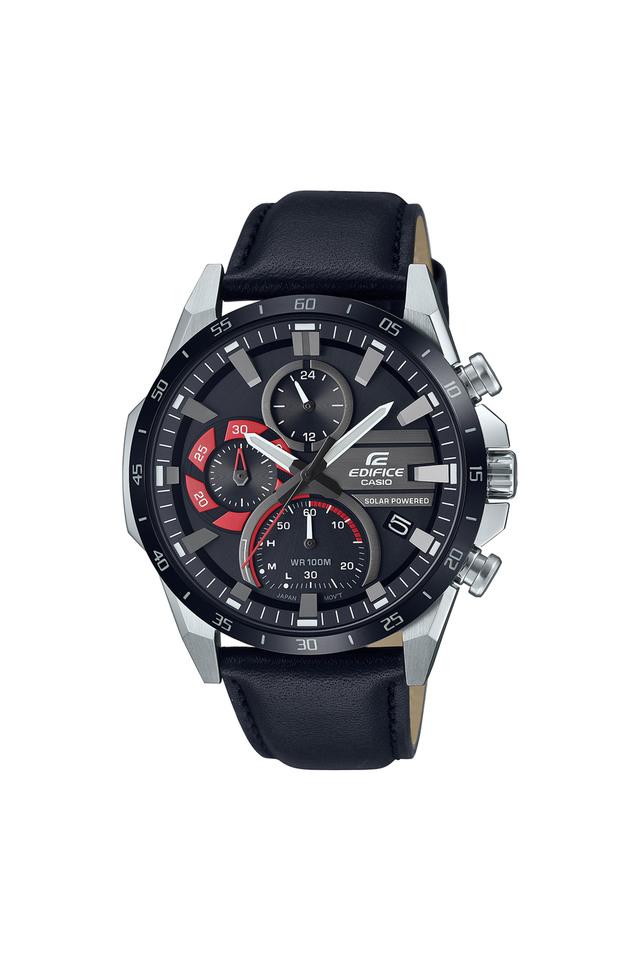 Casio edifice shop leather belt watches