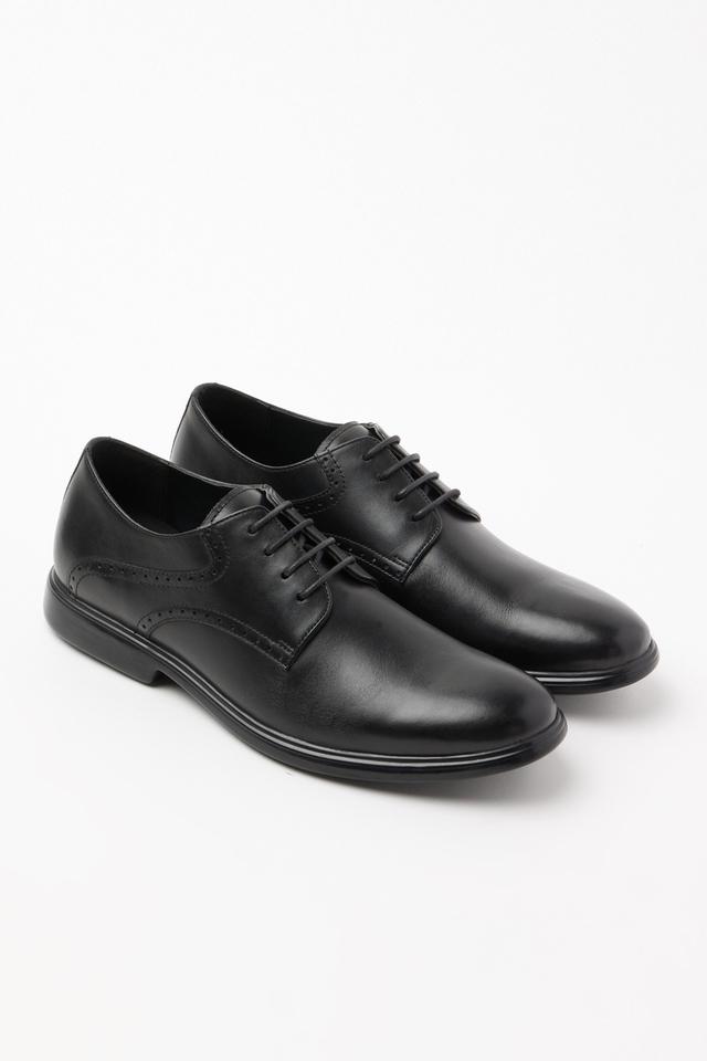 Mens casual sales black dress shoes