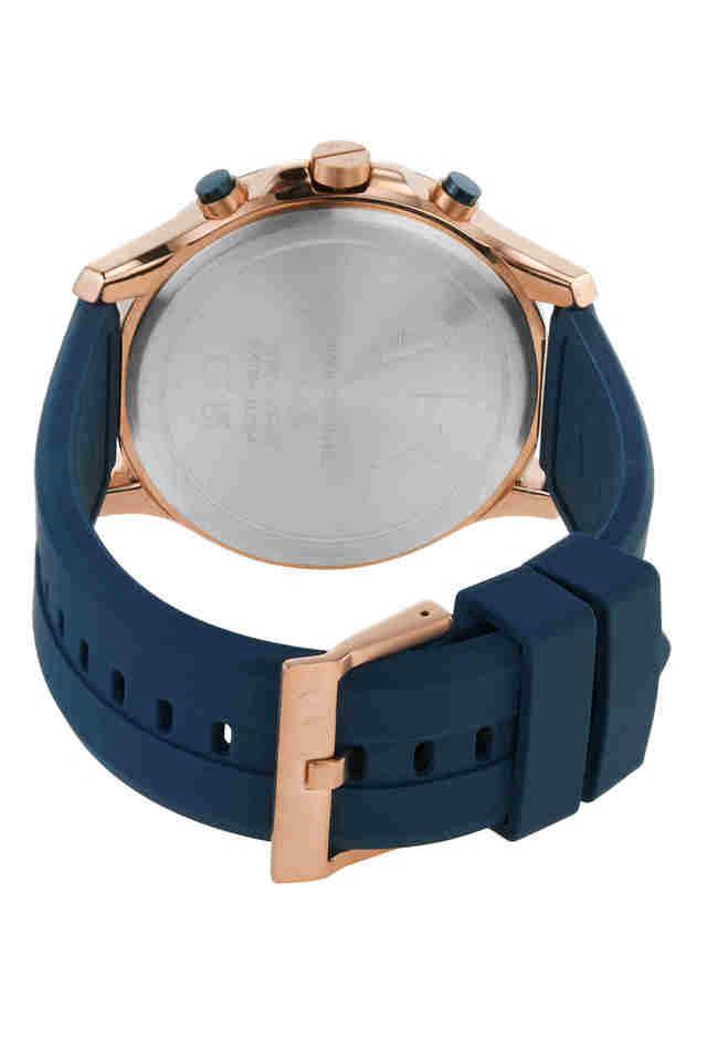 Armani exchange blue outlet chronograph watch