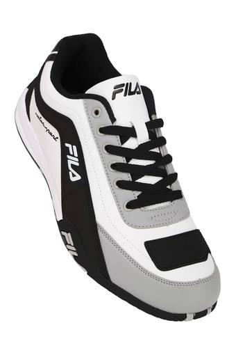 fila black leather shoes