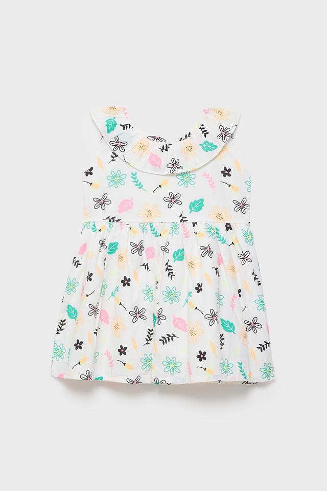 Buy KARROT Multi Solid Cotton Regular Fit Infant Girls Dress Shoppers Stop