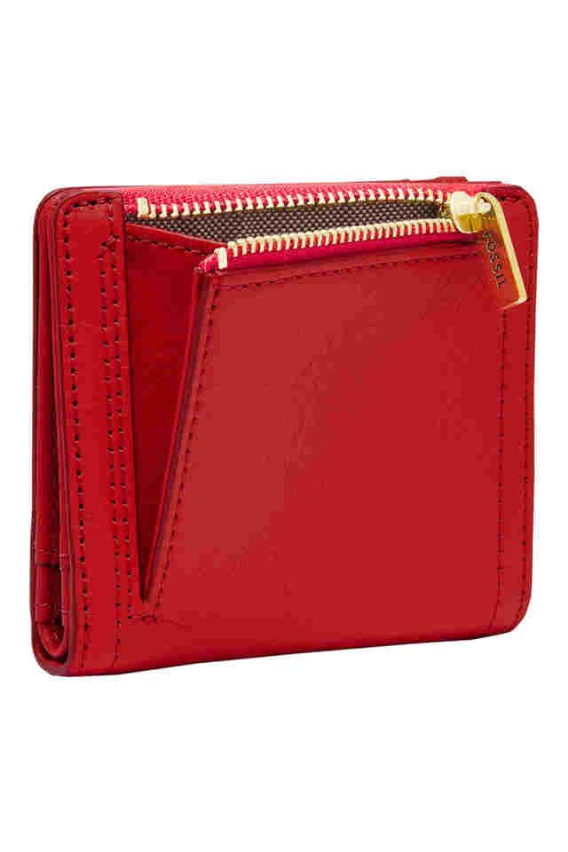 Buy FOSSIL Womens Logan Red Bifold Wallet SL7968646 | Shoppers Stop