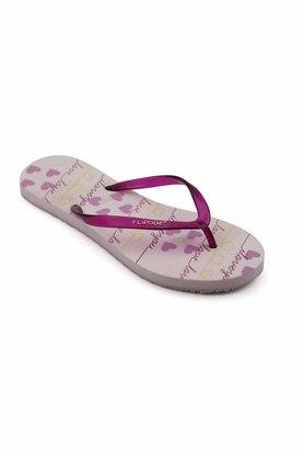 Womens I LOVE YOU Rubber Casual Flip flops