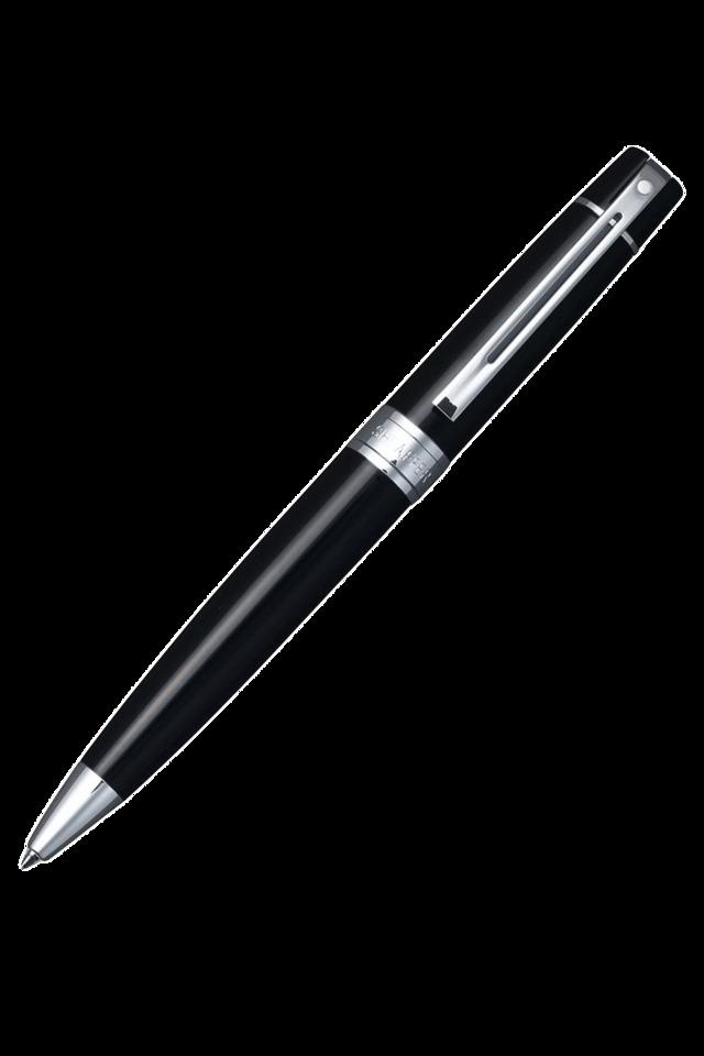 Buy Sheaffer 9313 Gift 100 Fountain Pen - Black Barrel Brushed Chrome Cap  with Chrome Plated Trim Online